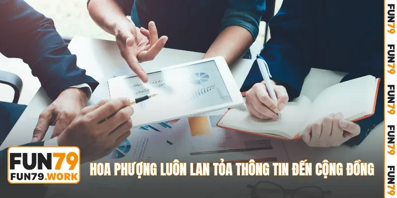 Hoa Phượng luôn lan tỏa thông tin đến cộng đồng