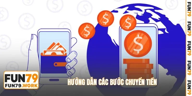 Hướng dẫn các bước chuyển tiền
