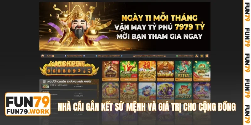 Nhà cái gắn kết sứ mệnh và giá trị cho cộng đồng