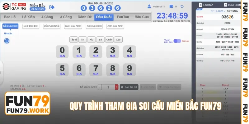 Quy trình tham gia soi cầu miền Bắc FUN79 chuẩn nhất