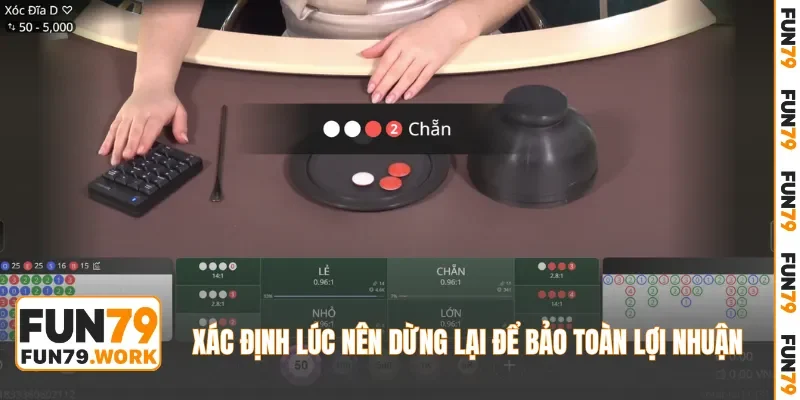 Xác định lúc nên dừng lại để bảo toàn lợi nhuận